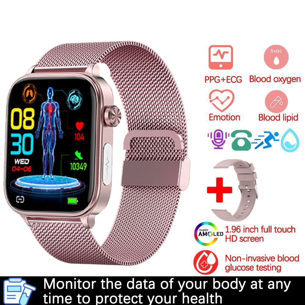 Bluetooth Calling Smart Watch with ECG + PPG, Electrocardiogram,  Blood Pressure, Multi-Sport Smartwatch