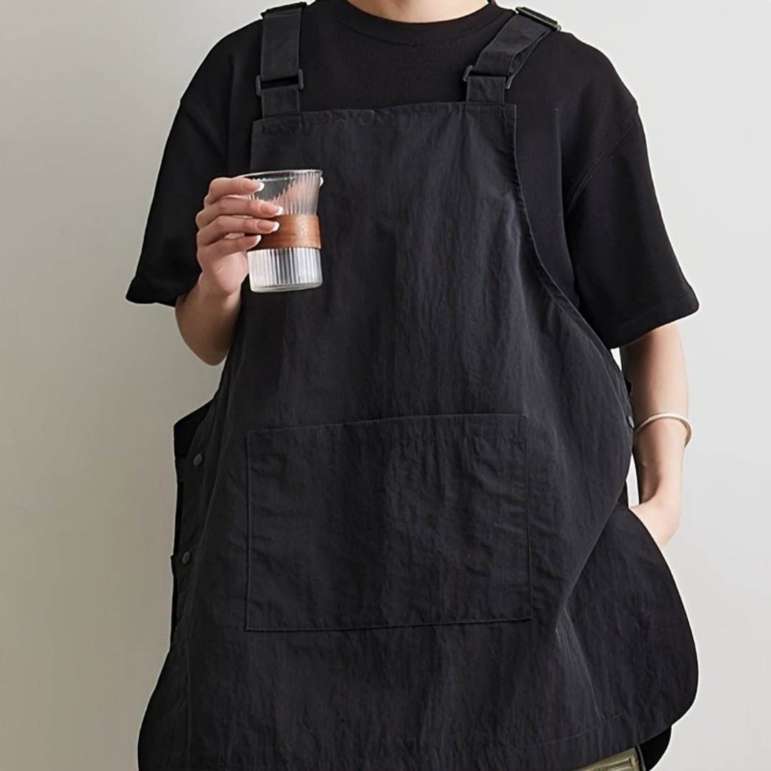 Water-Resistant Unisex Kitchen Apron for Home and Coffee Shop Use