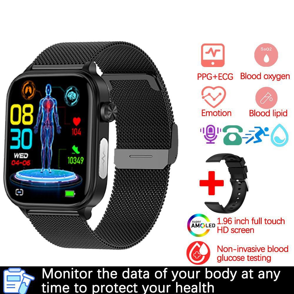 Bluetooth Calling Smart Watch with ECG + PPG, Electrocardiogram,  Blood Pressure, Multi-Sport Smartwatch