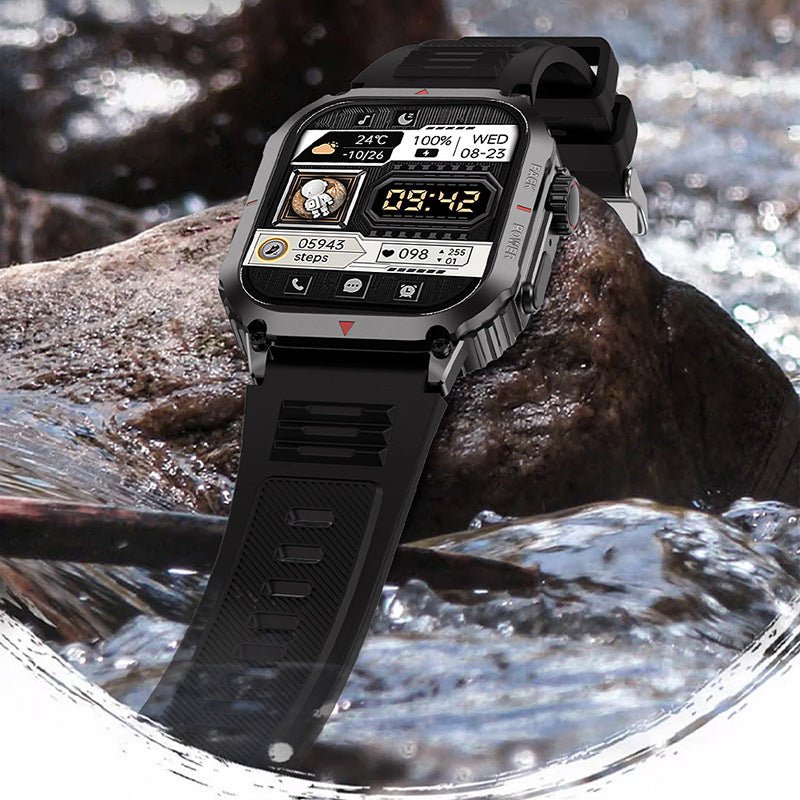Smart Watch with Bluetooth Calling, Message Push Notification, Heart Rate Monitor, Step Counter, and Sports Tracking - ZW66 Smartwatch